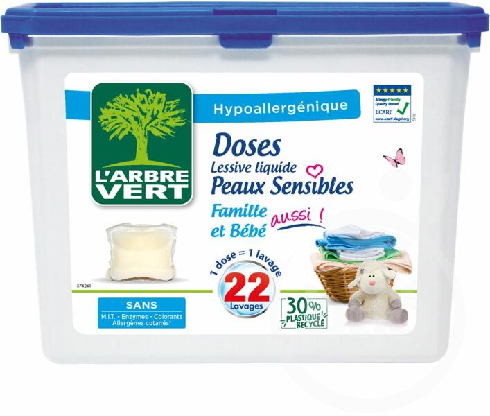 Larbre Vert folyékony mosószer kapszula 22db 581 g