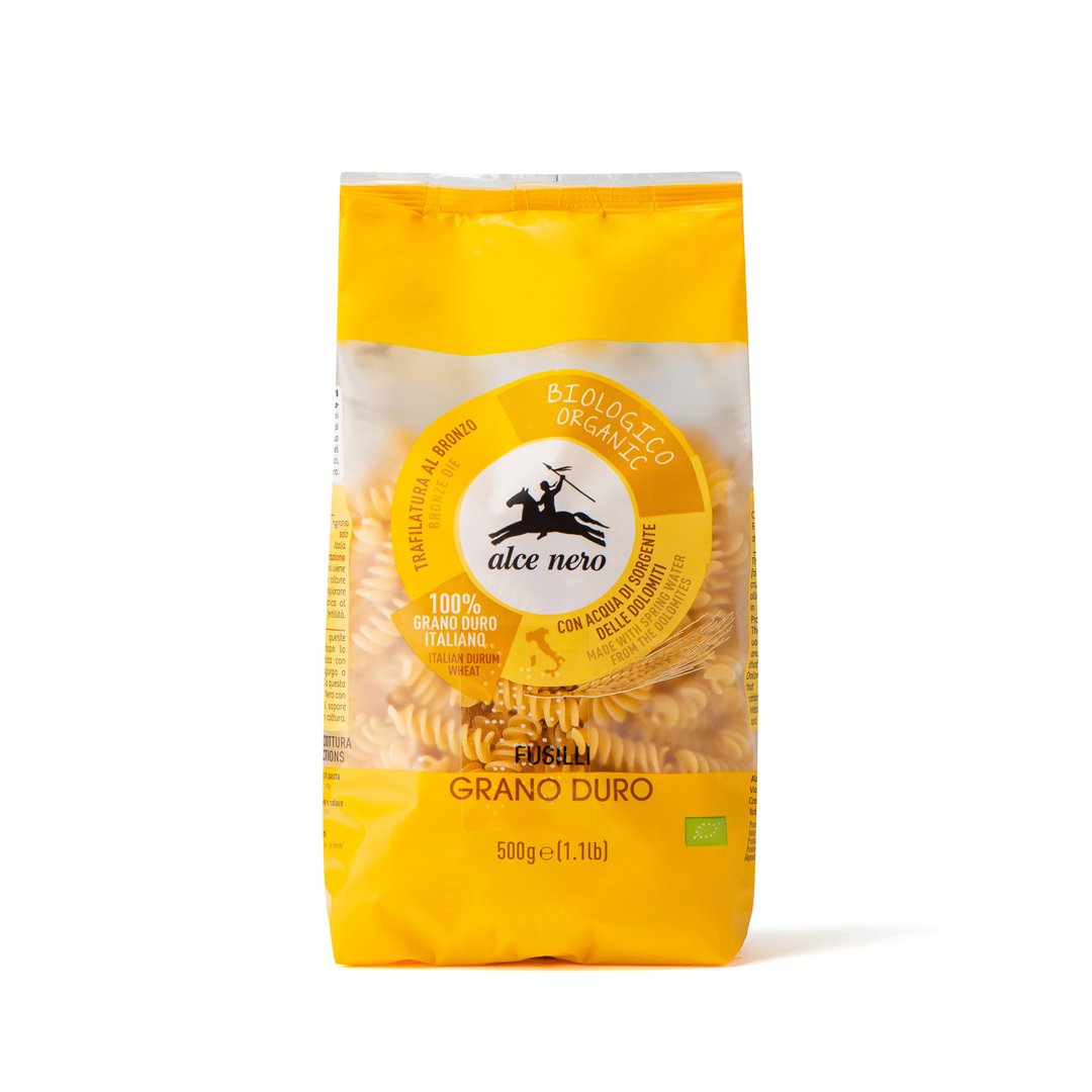 Alce Nero bio teljes kiorlésu fusilli (csavart orsó) 500 g