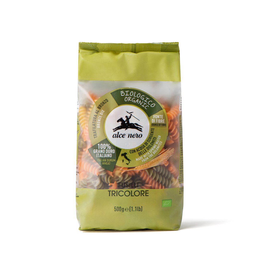 Alce Nero bio tri-color fussilli 500 g