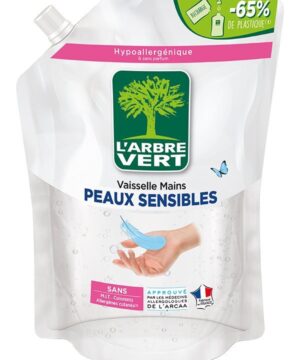 Larbre Vert mosogatószer érzékeny bőrre utántöltő 1000 ml