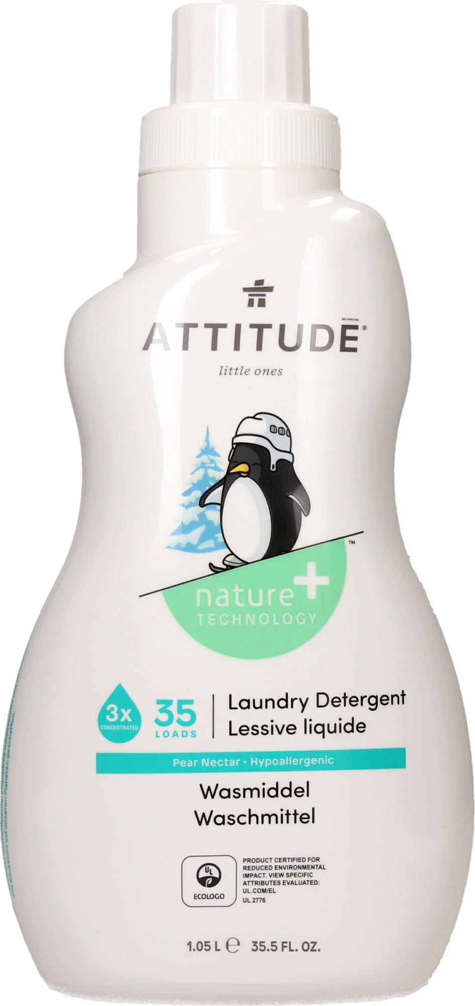 Attitude little ones hipoallergén mosószer körte 35 adag 1050 ml