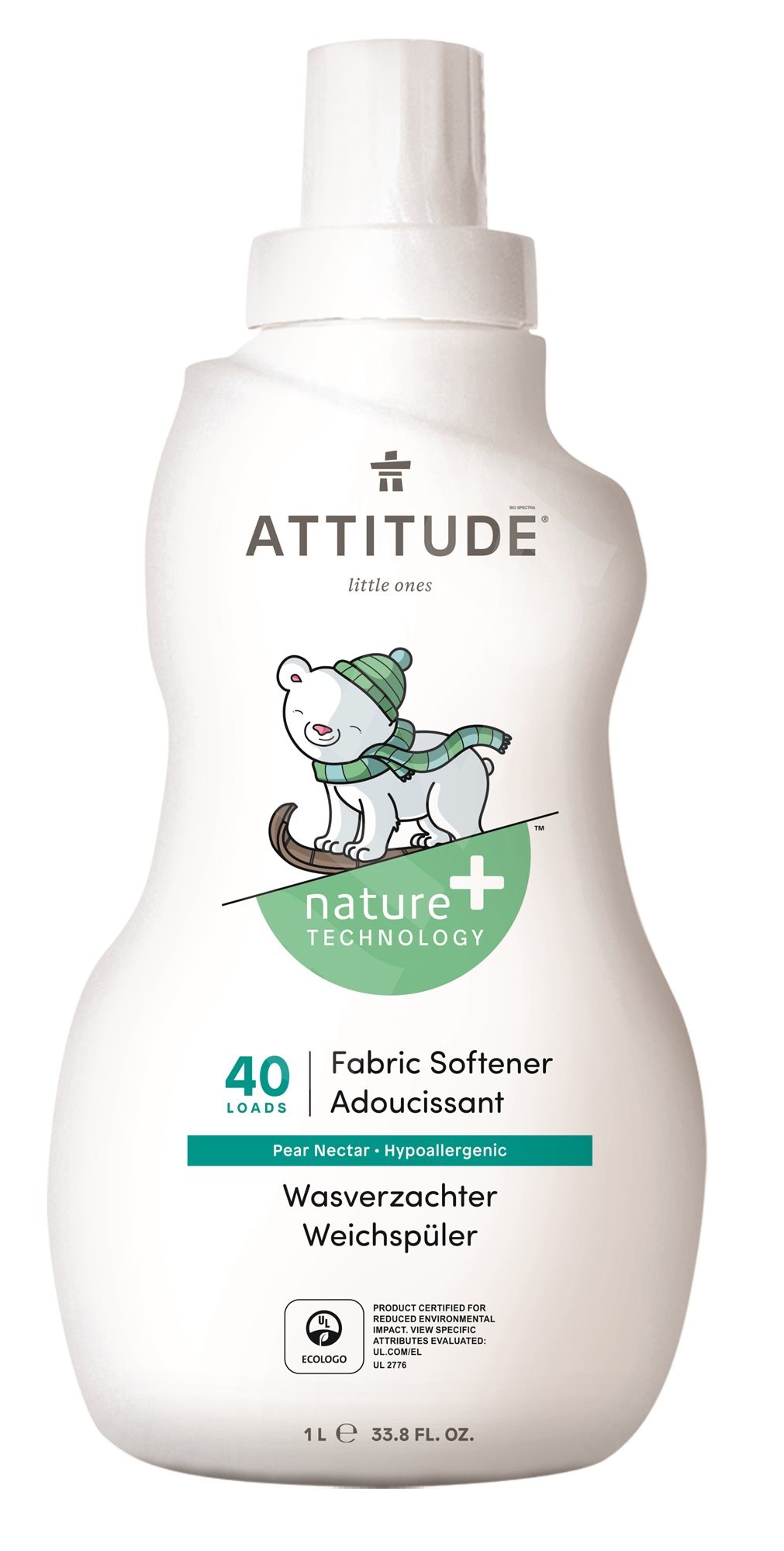 Attitude little ones hipoallergén öblítő körte 40 adag 1000 ml