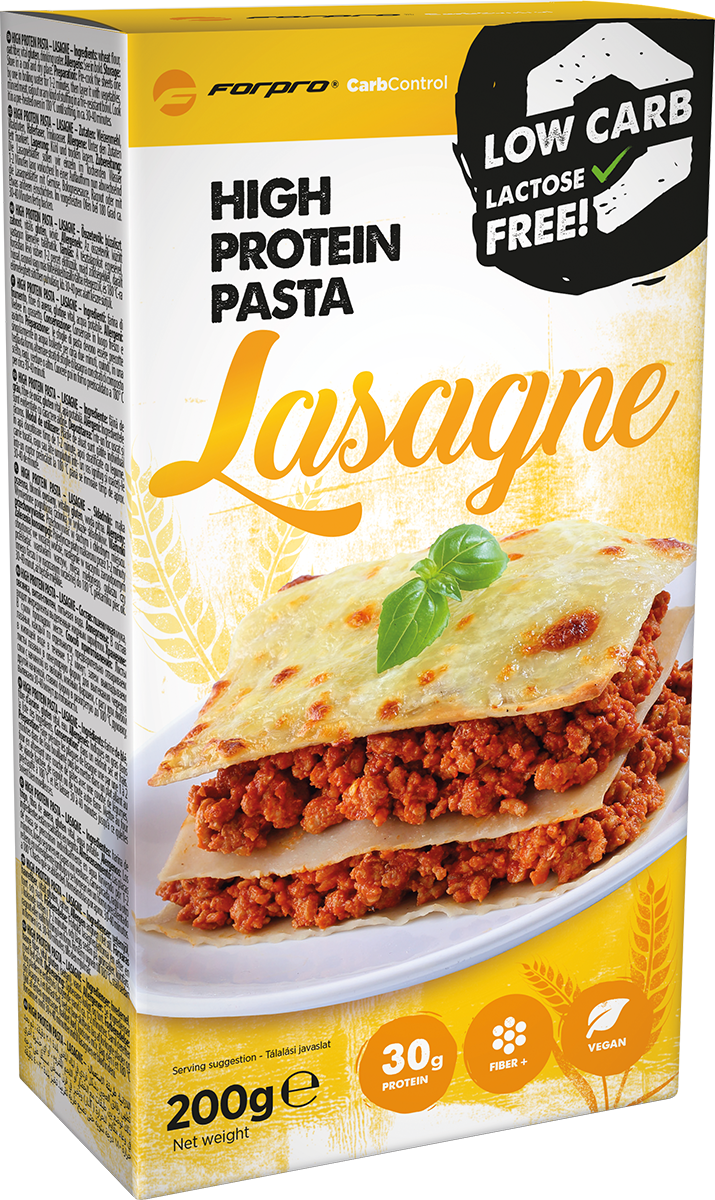 Forpro tészta lasagne csökkentett szénhidrát