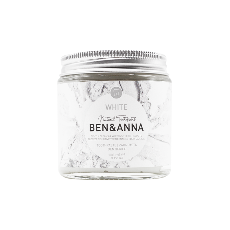 Ben&AnnaTégelyes Fluoridmentes fehérítő fogkrém100 ml