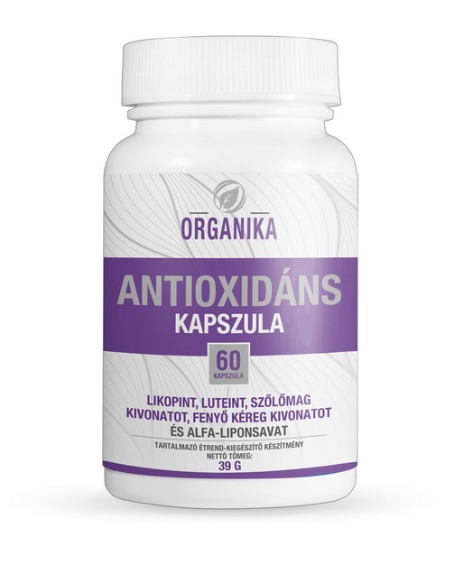 Organika antioxidáns kapszula 60 db