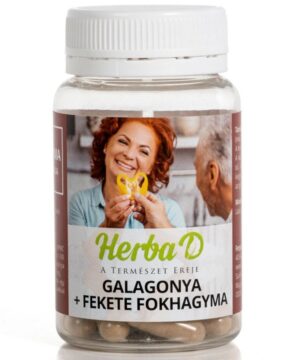 Herba-D galagonya+fekete fokhagyma kapszula 30 db