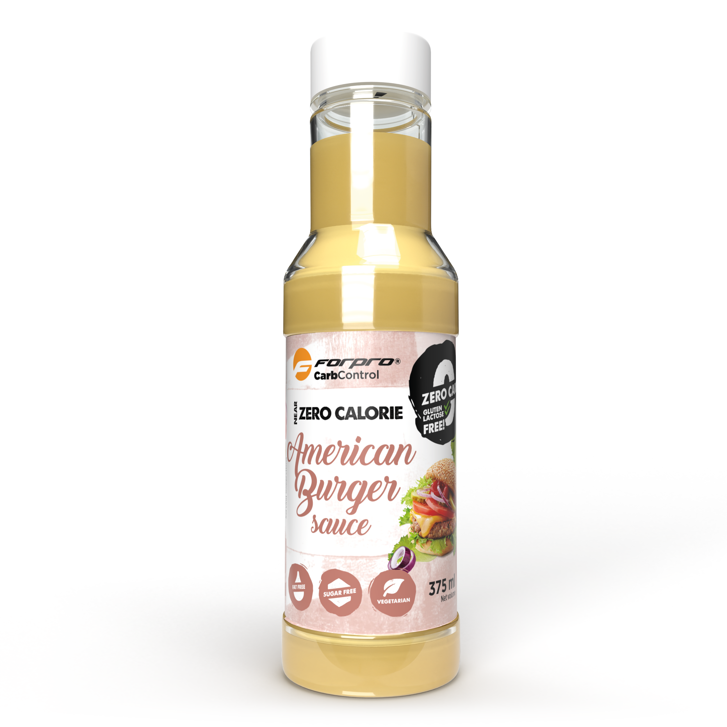Forpro near zero calorie sauce amerikai burger szósz édesítőszerekkel 375 ml