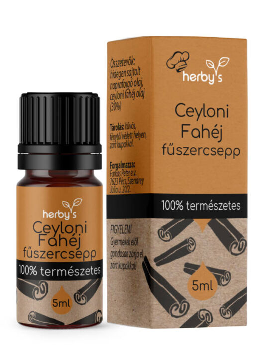 Herbys ceyloni fahéj fűszercsepp 5 ml