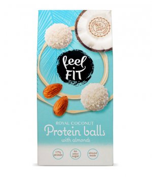 Feel Fit kókuszos protein golyók mandulával 63 g