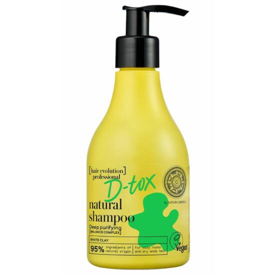 Natura siberica hair evolution proffesional d-tox természetes sampon 245 ml
