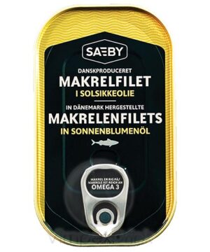 Saeby makrélafilé napraforgó olajban 125 g
