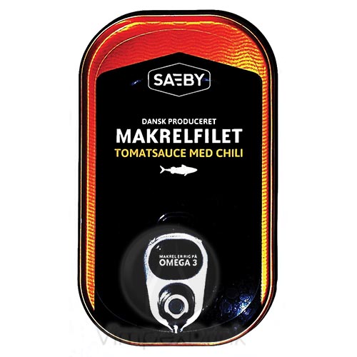 Saeby makrélafilé pikáns paradicsomszószban 125 g