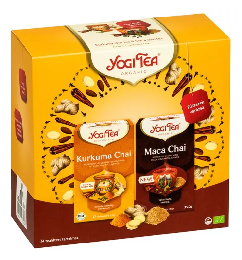 Yogi bio tea fűszerek varázsa szett 34 filter 70 g