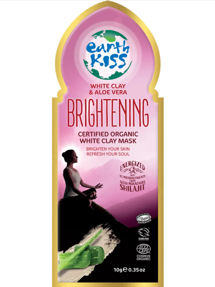 Earth Kiss fehér agyag és aloe maszk 10 g