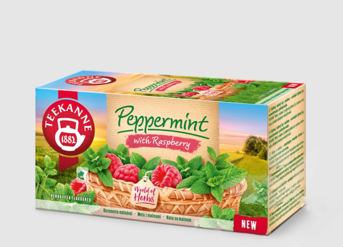 Teekanne málna ízű borsmenta tea 20x1