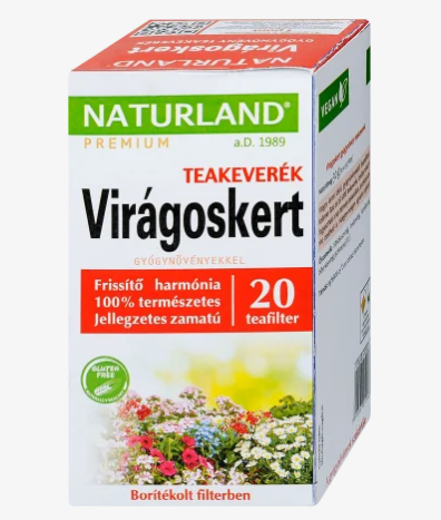 Naturland virágoskert gyógynövény teakeverék 20x1