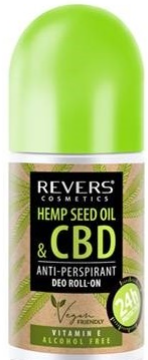 Revers cbd kendermag olajos izzadásgátló roll-on dezodor alkoholmentes 50 ml