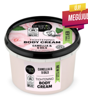 Organic Shop bio testápoló krém feszesítő kaméliával és 5 olajjal 250 ml