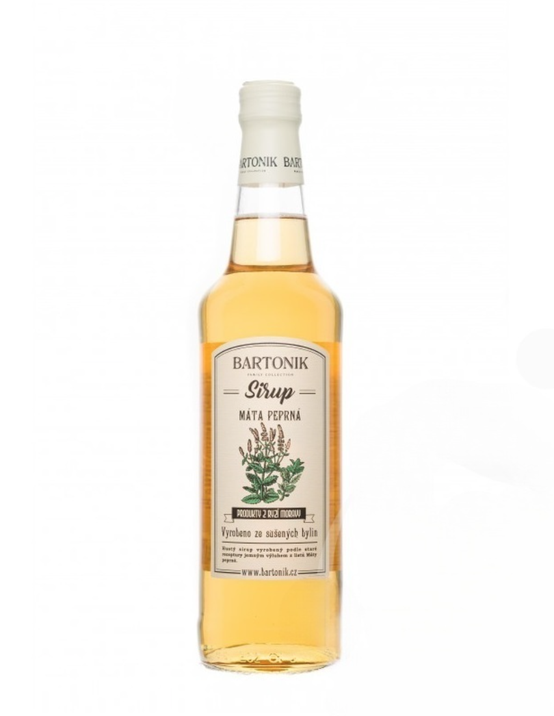Bartonik borsmenta szirup 5% menta 50% cukor tartalommal 500 ml