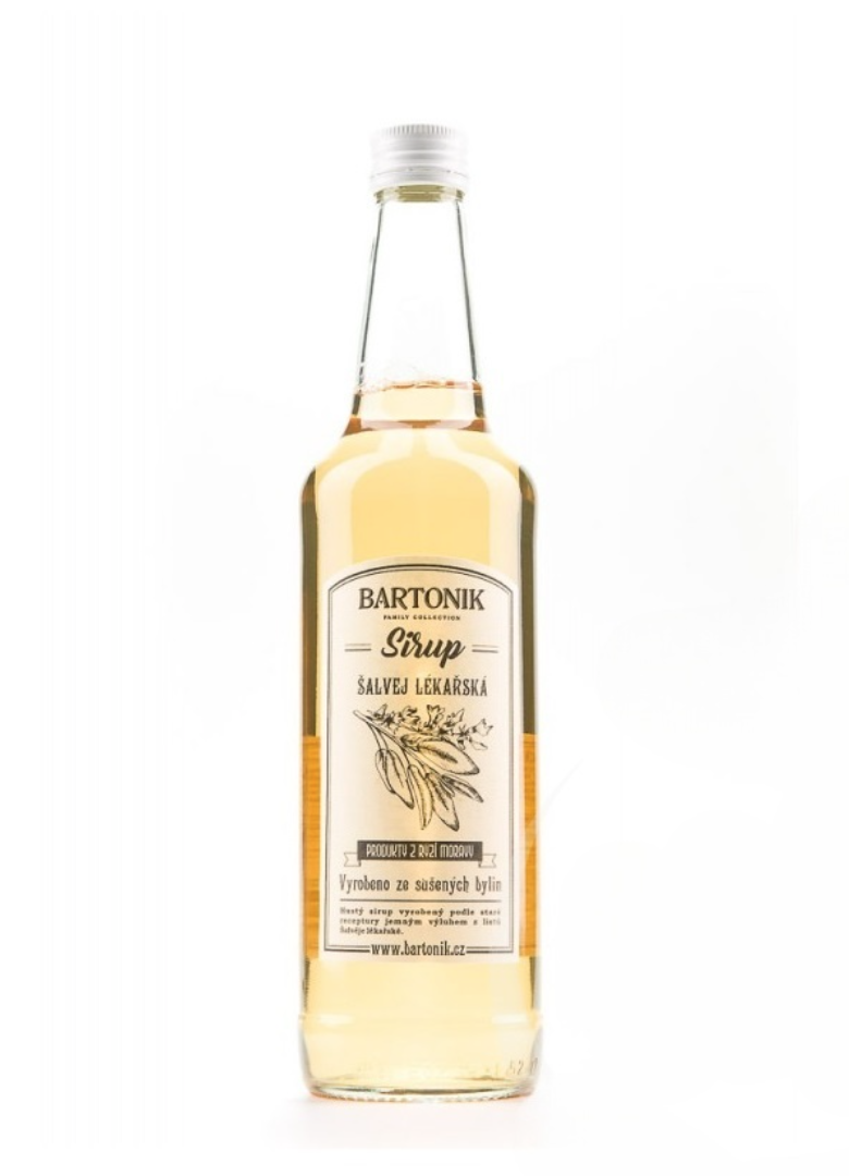 Bartonik zsálya szirup 5% zsálya 50 % cukor tartalommal 500 ml