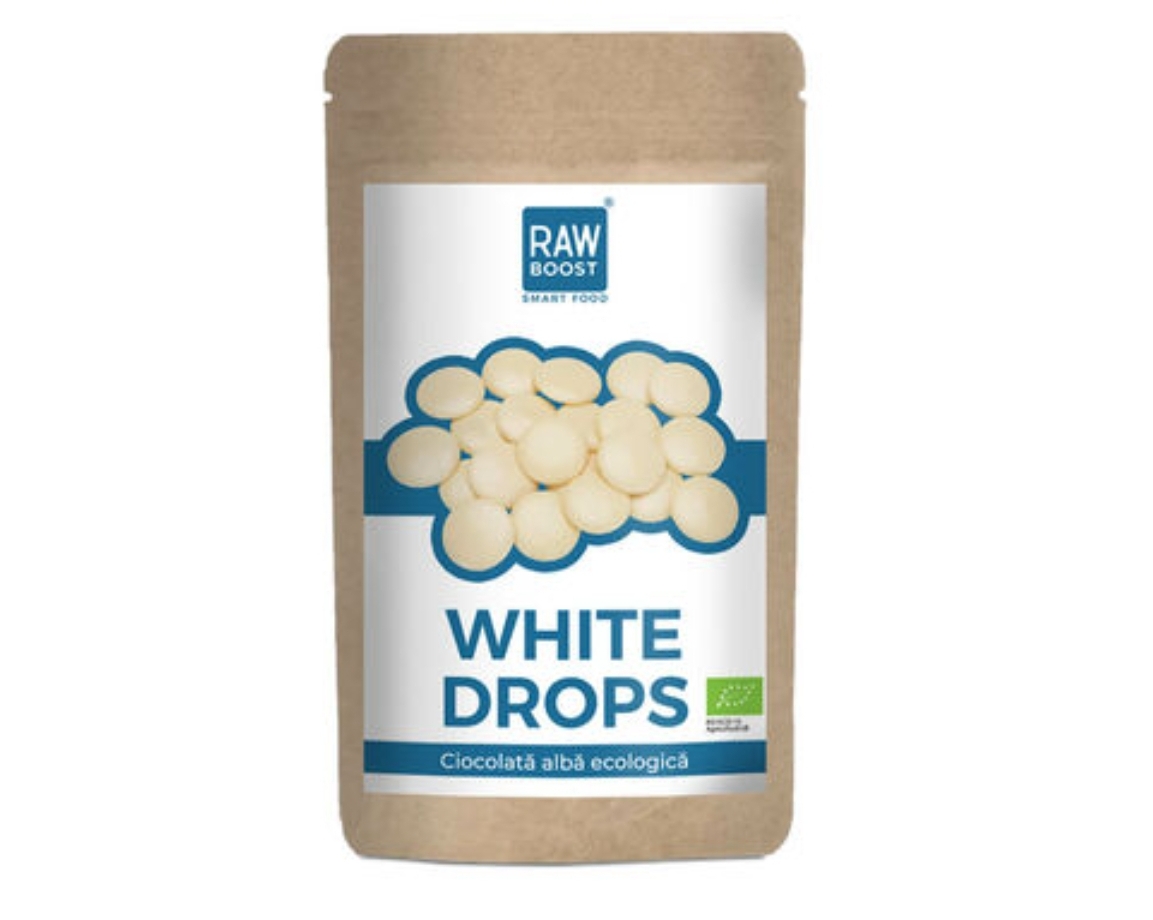 Rawboost white drops fehér vegán csoki 90 g