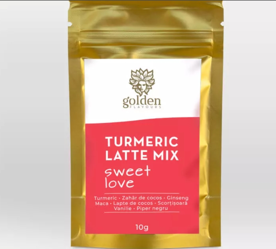 Golden Flavours turmeric latte mix sweet love 10 g