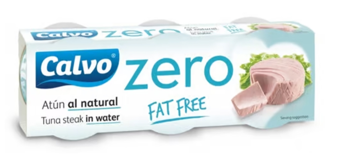 Calvo tonhal zero zsír natúr lében 3x65g 195 g