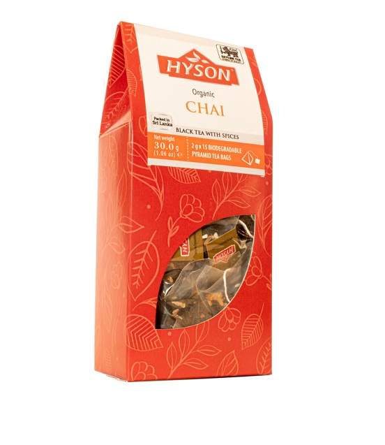 Hyson bio chai tea 15x2g 30 g