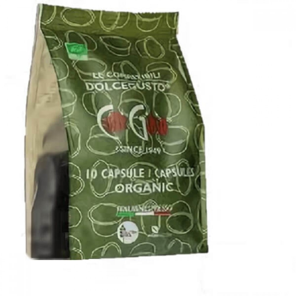 Caffé Gioia bio kávékapszula dolce gusto kávégépekkel kompatibilis 100% arabica kivitel 10 db
