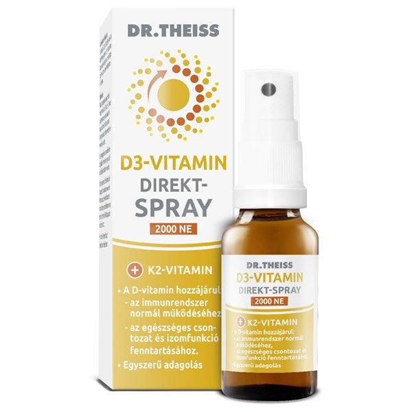 Dr.Theiss d3-vitamin direkt spray 2000 ne 20 ml