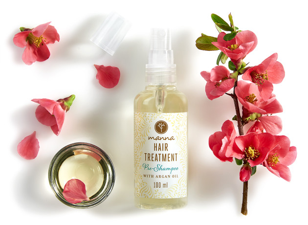 Manna hajápoló spray hajmosás előtti argánolajjal 100 ml