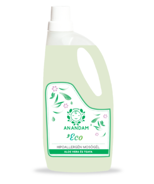 Anandam eco hipoallergén mosógél aloe vera-teafa 1000 ml