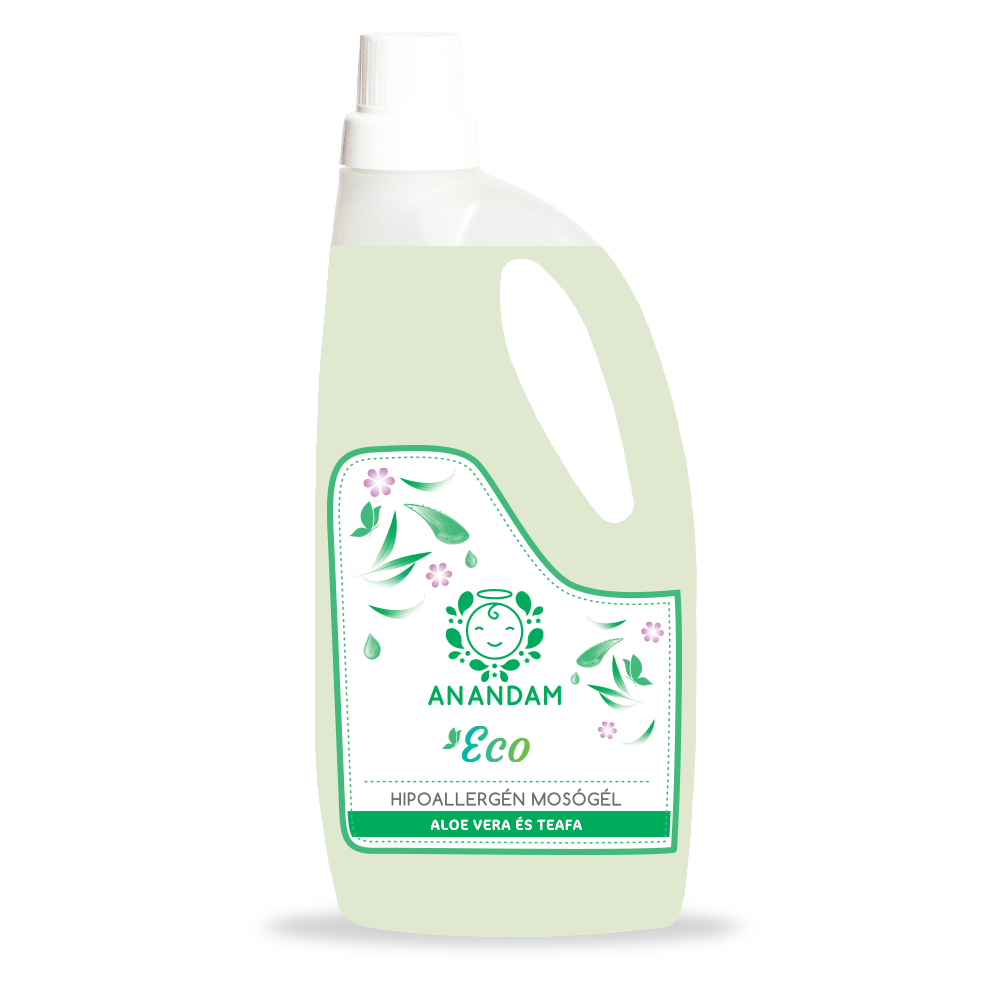 Anandam eco hipoallergén mosógél aloe vera-teafa 1000 ml