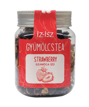 Íz-isz gyümölcstea szamóca ízű 120 g
