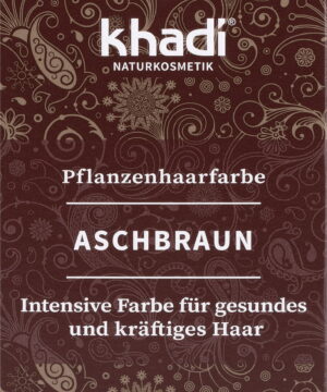 Khadi bio hajfesték por hamvasbarna 100 g
