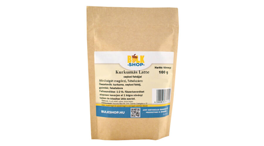 Bulk Shop kurkumás latte 100 g
