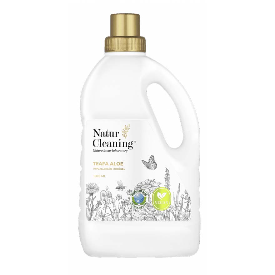 Naturcleaning wash taps teafa aloe hipoallergén mosógél 1500 ml