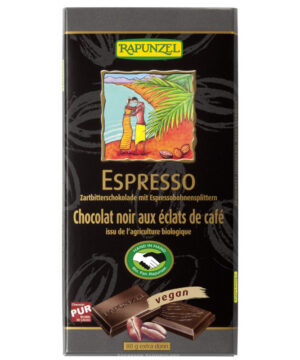Rapunzel bio félédes kávés csokoládé 80 g