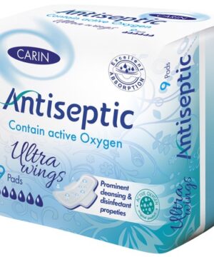 Carin antiseptic ultravékony szárnyas intimbetét 9 db