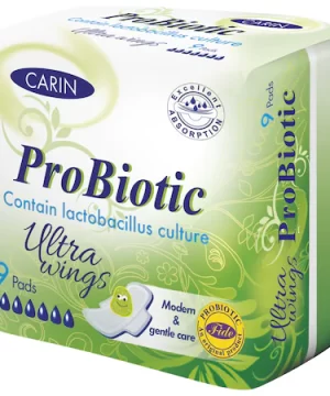 Carin probiotic ultravékony szárnyas intimbetét 9 db