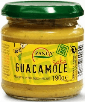 Zanuy guacamole avokádószósz gluténmentes 190 g