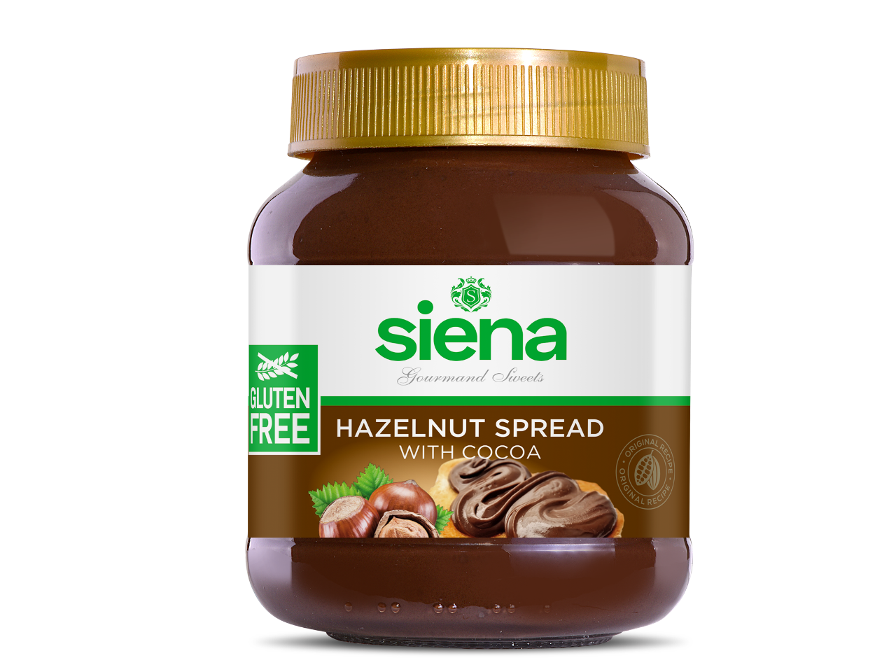 Siena kakaós mogyorókrém gluténmentes 400 g