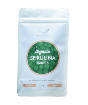Happy Naturals organic spirulina tabletta 125 g