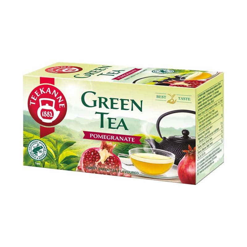 Teekanne gránátalmás zöld tea 20x1