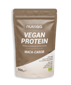 Nutriqa bio maca-carob vegán protein mix 500 g