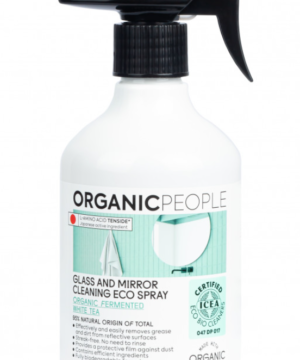 Organic People öko ablak- és tükörtisztító spray bio fermentált fehér teával 500 ml