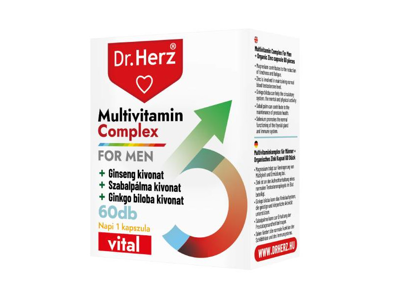 Dr.herz multivitamin férfiaknak kapszula 60 db