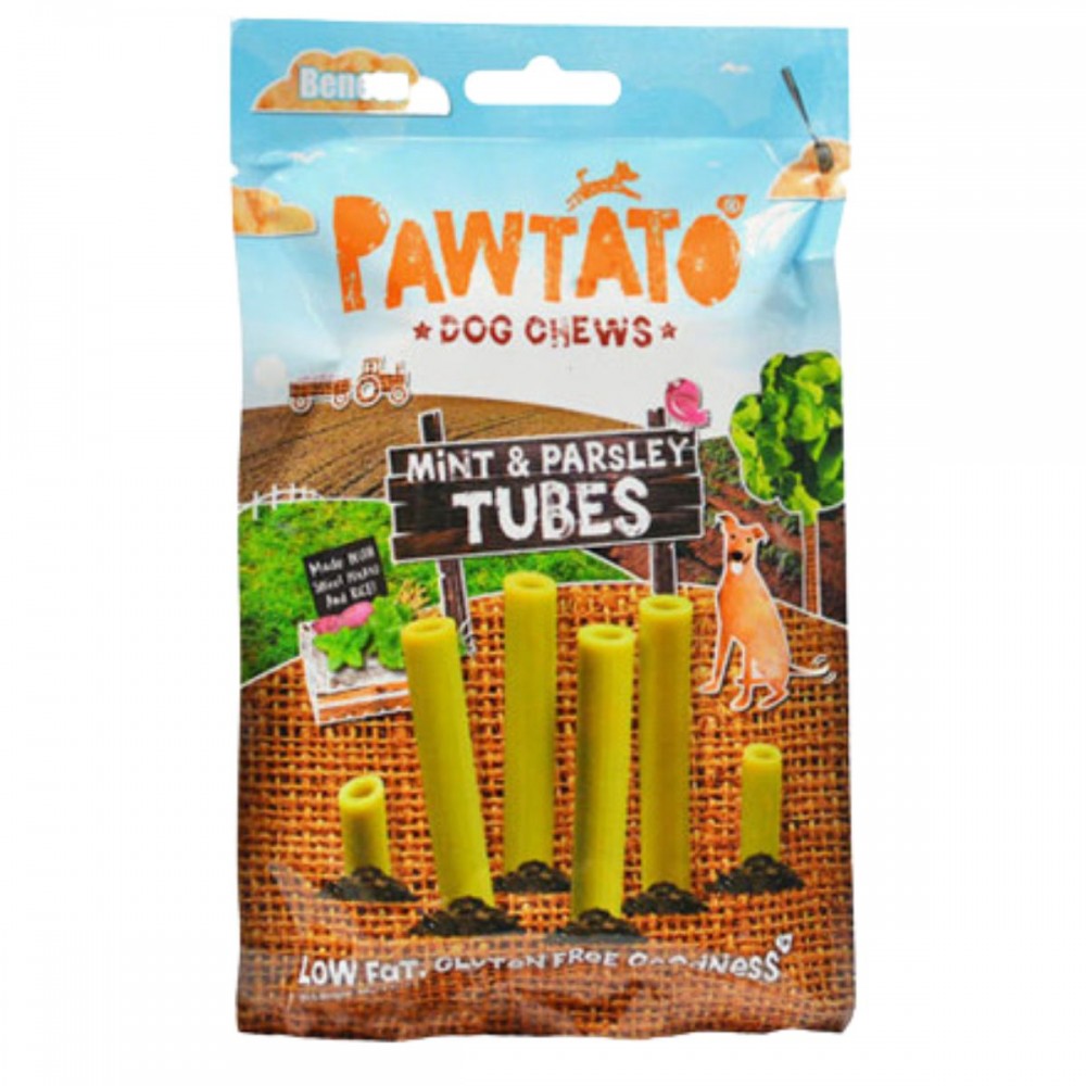 Pawtato Tubes menta és petrezselyem 90 g