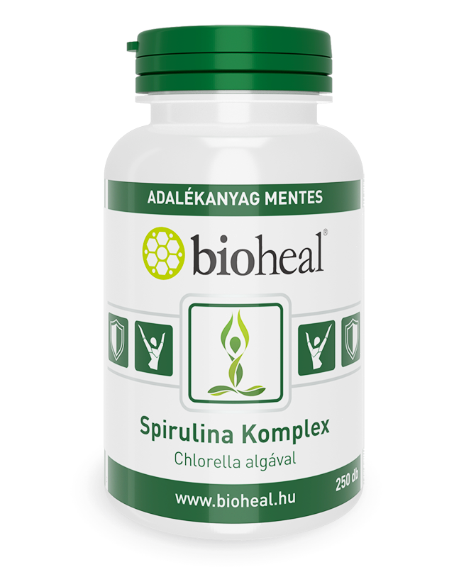 Bioheal spirulina komplex tabletta 250 db