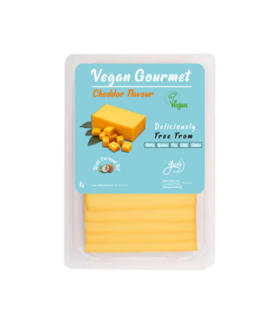 Gusto vegán készítmény szeletelt cheddar ízű 140 g